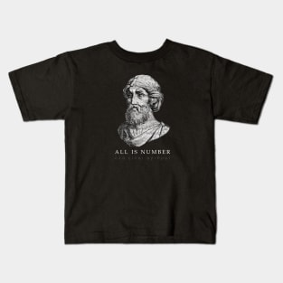Pythagoras was right, All Is Number Kids T-Shirt
